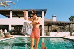 Business & Pleasure Co. The Beach Bag - Lauren'S Navy Stripe