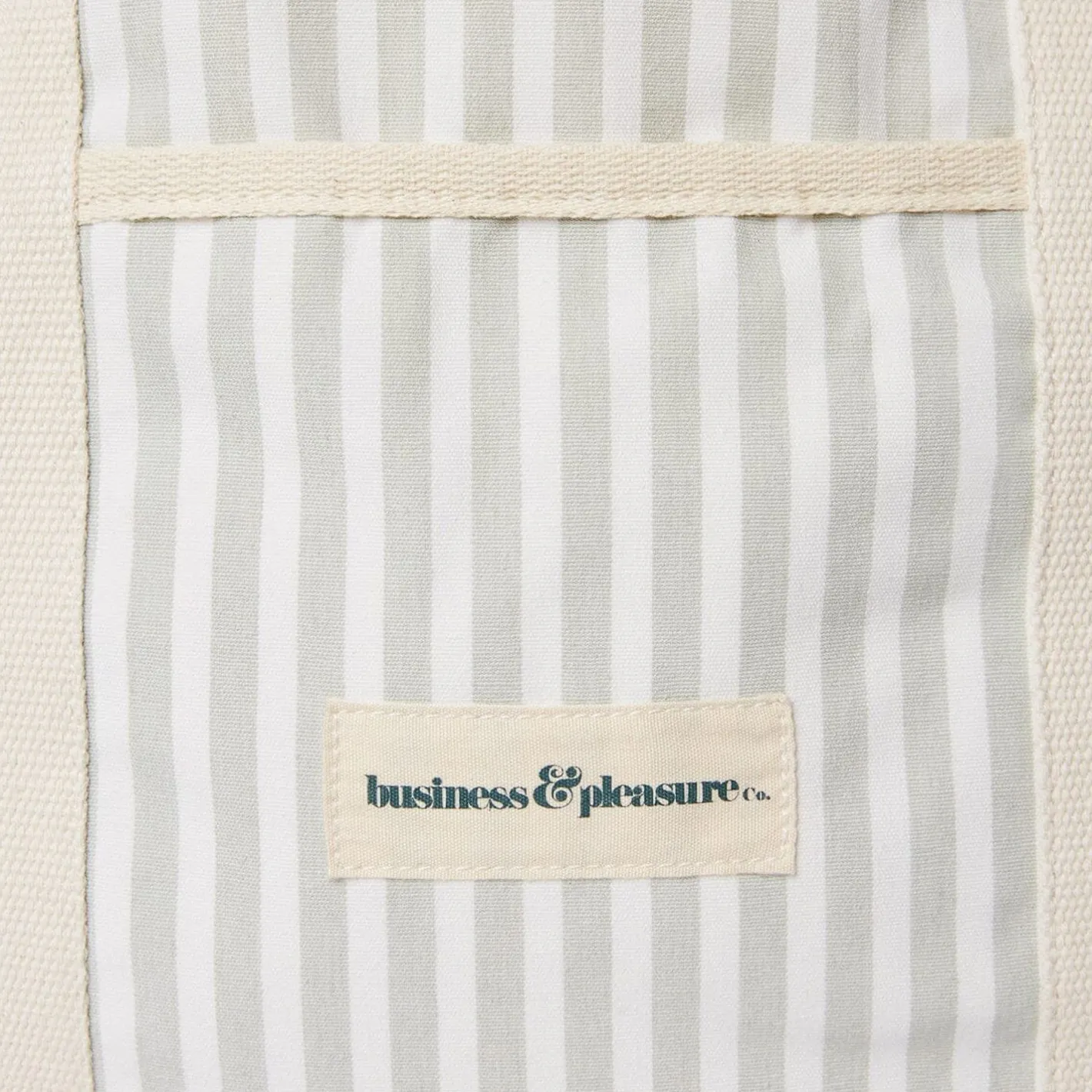 Business & Pleasure Co. The Beach Bag - Lauren'S Sage Stripe