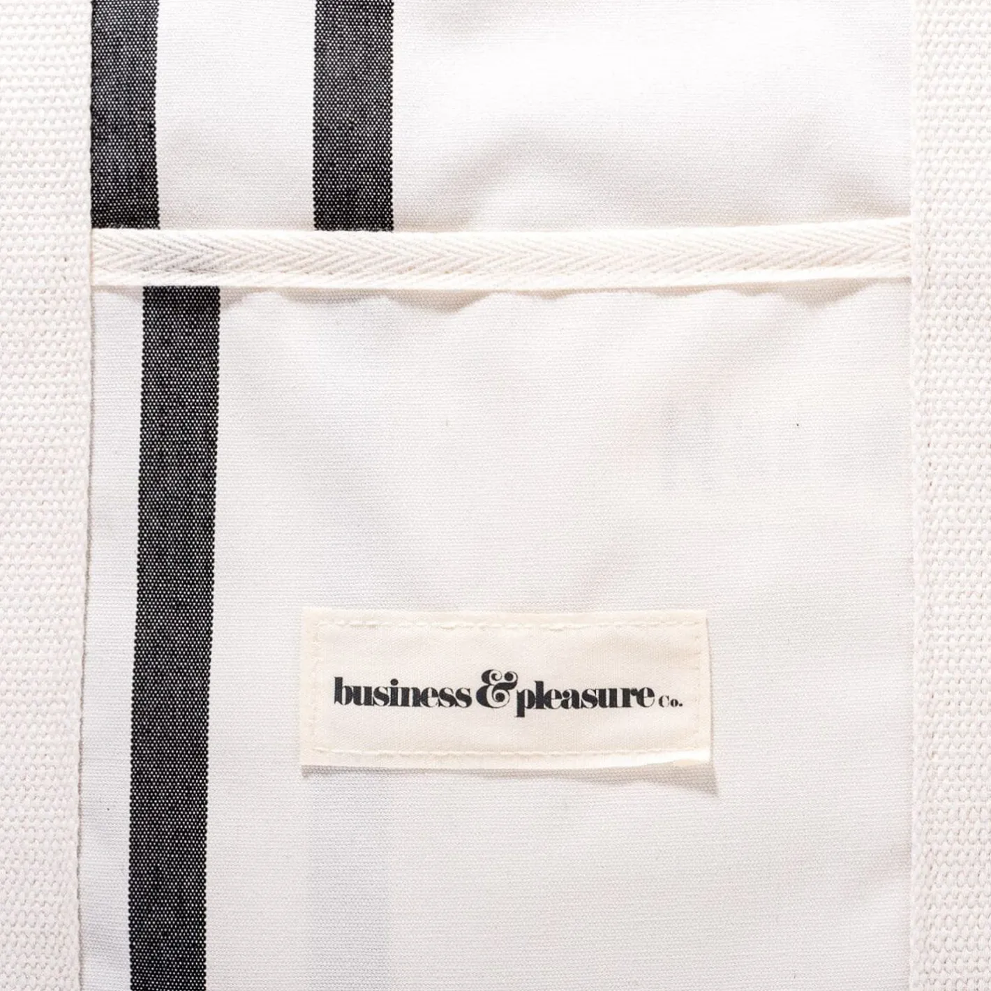 Business & Pleasure Co. The Beach Bag - Malibu Black Stripe