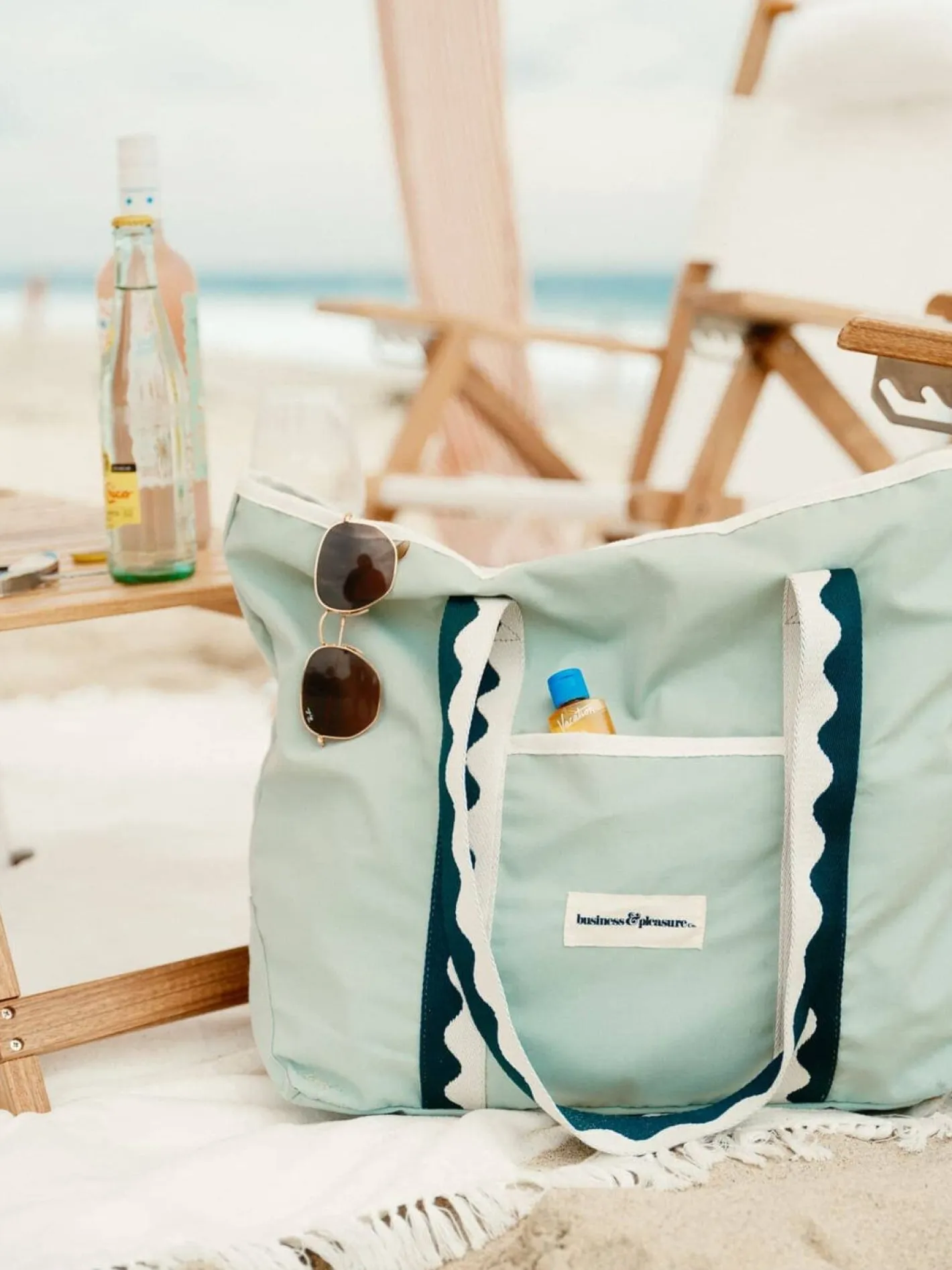 Business & Pleasure Co. The Beach Bag - Rivie Green