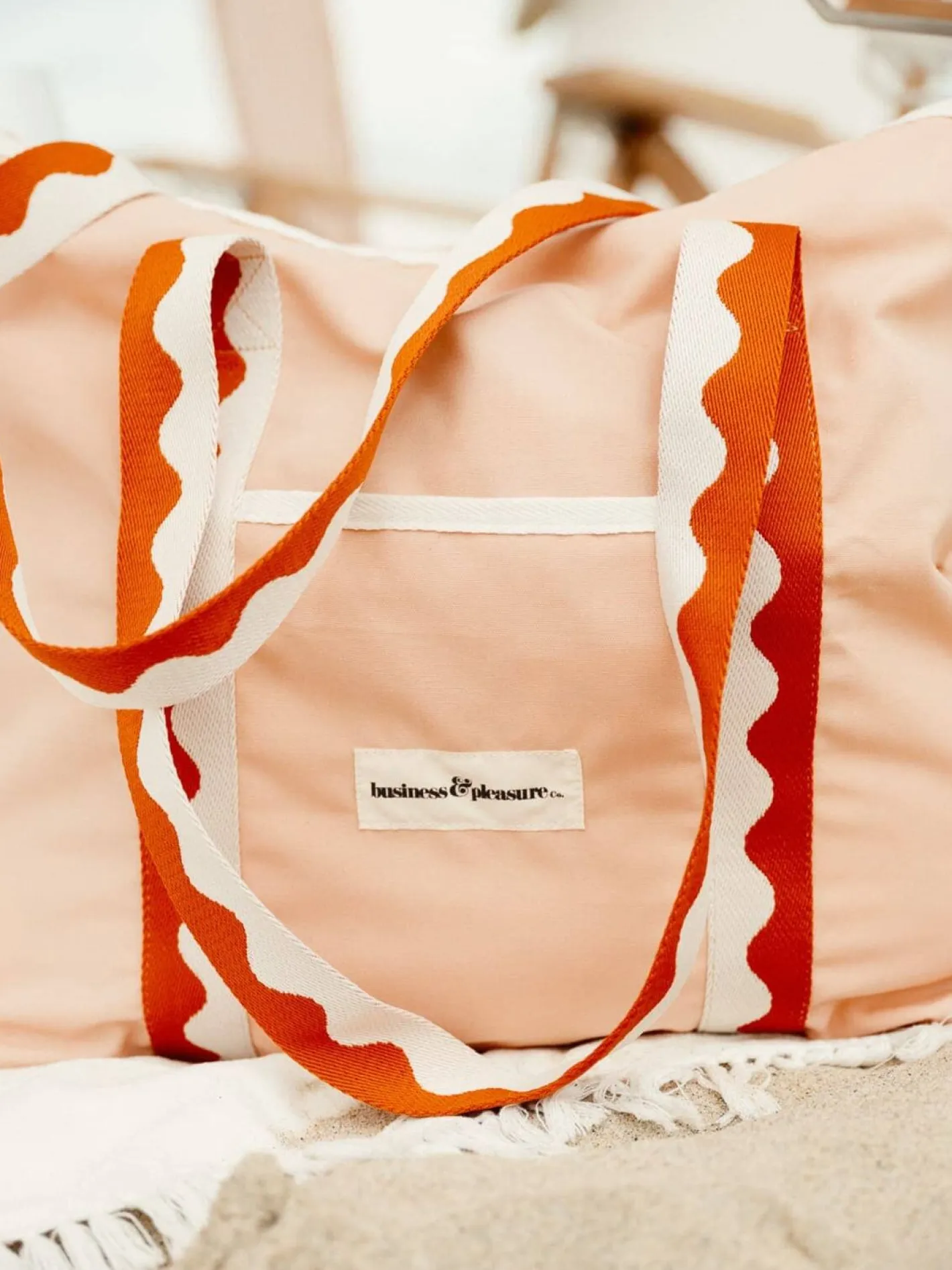 Business & Pleasure Co. The Beach Bag - Rivie Pink