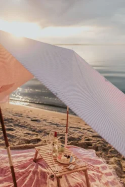 Business & Pleasure Co. The Beach Blanket - Lauren'S Pink Stripe