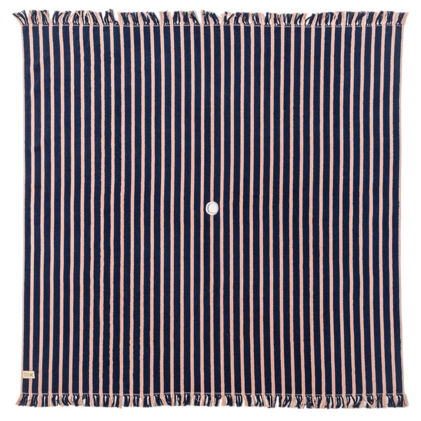 Business & Pleasure Co. The Beach Blanket - Monaco Navy And Pink Stripe