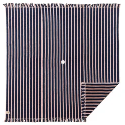 Business & Pleasure Co. The Beach Blanket - Monaco Navy And Pink Stripe