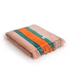Business & Pleasure Co. The Beach Towel - Bistro Dusty Pink Stripe
