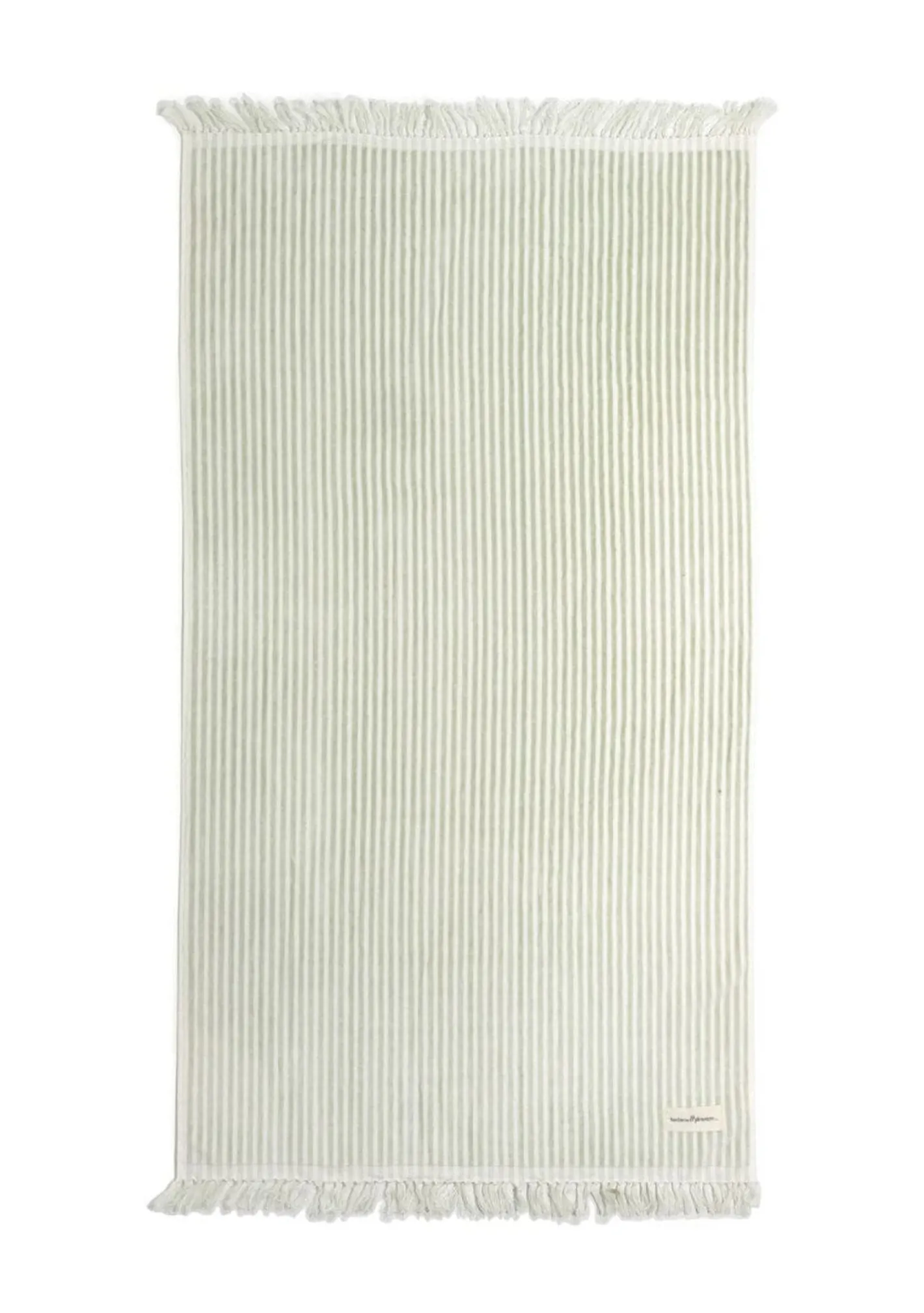 Business & Pleasure Co. The Beach Towel - Lauren'S Sage Stripe