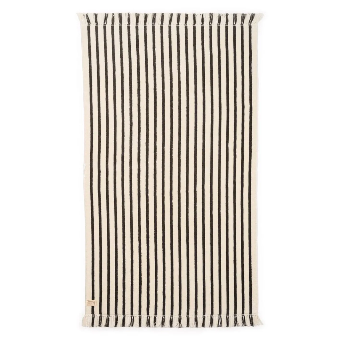 Business & Pleasure Co. The Beach Towel - Monaco Black Stripe