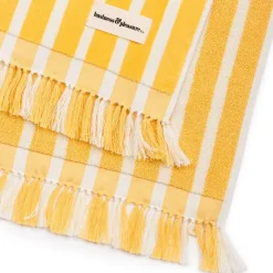 Business & Pleasure Co. The Beach Towel - Monaco Mimosa Stripe