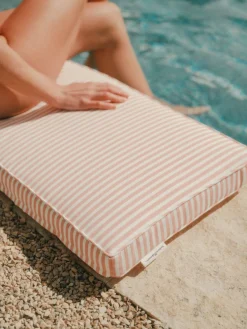 Business & Pleasure Co. The Bench Pillow - Lauren'S Pink Stripe
