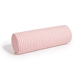Business & Pleasure Co. The Bolster Pillow - Laurens Pink Stripe