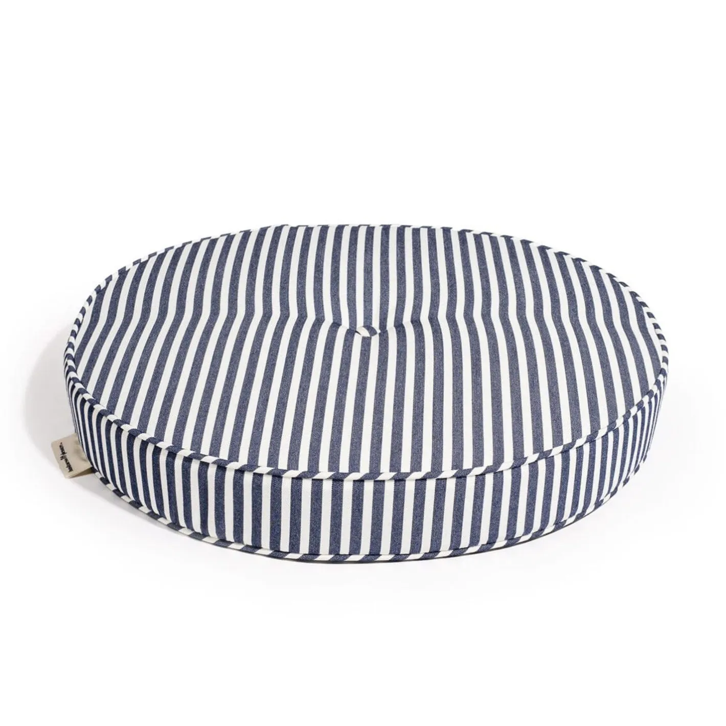 Business & Pleasure Co. The Circular Pillow - Laurens Navy Stripe