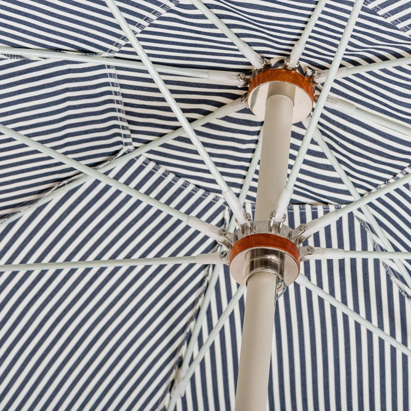 Business & Pleasure Co. The Club Umbrella - Lauren'S Navy Stripe