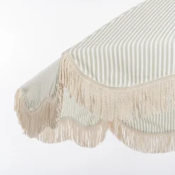 Business & Pleasure Co. The Club Umbrella - Lauren'S Sage Stripe