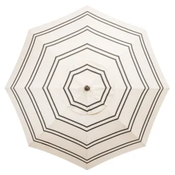 Business & Pleasure Co. The Club Umbrella - Malibu Black Stripe