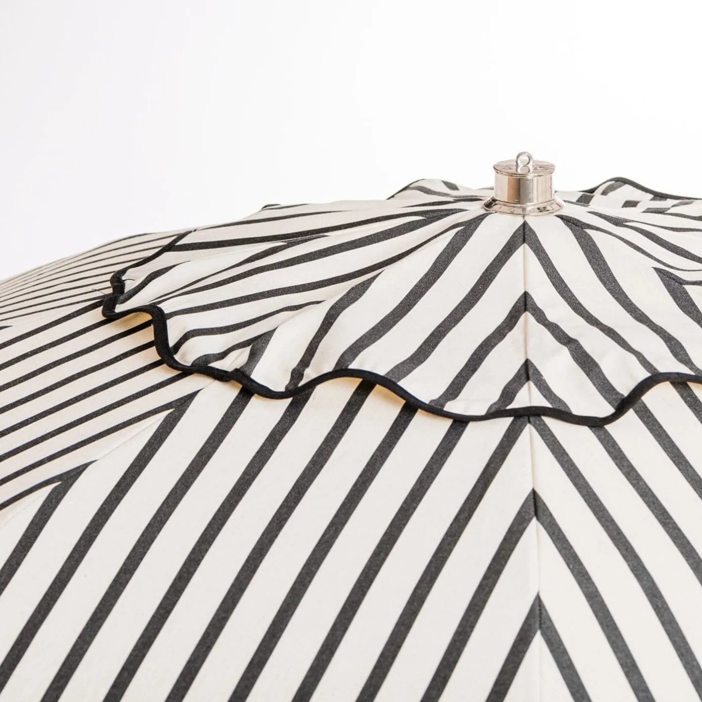 Business & Pleasure Co. The Club Umbrella - Monaco Black Stripe