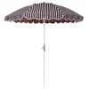 Business & Pleasure Co. The Club Umbrella - Monaco Navy And Pink Stripe