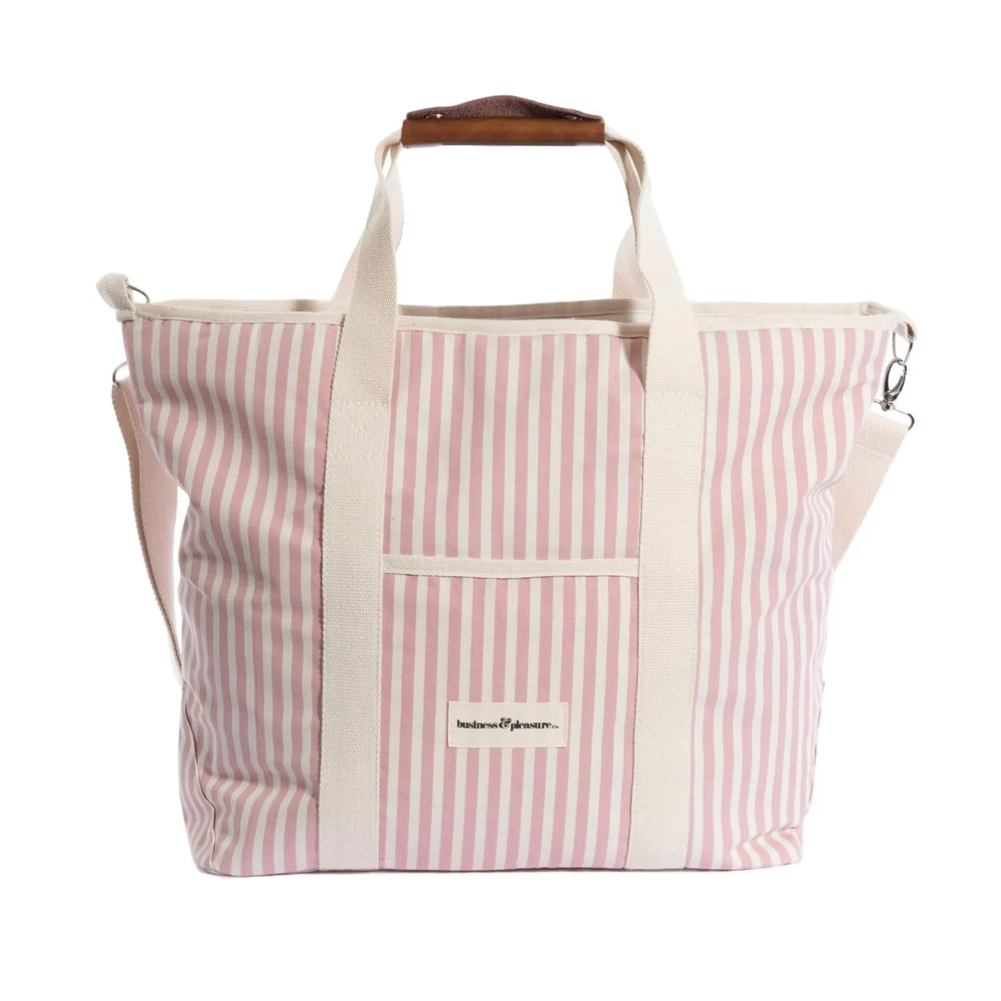 Business & Pleasure Co. The Cooler Tote Bag - Lauren'S Pink Stripe