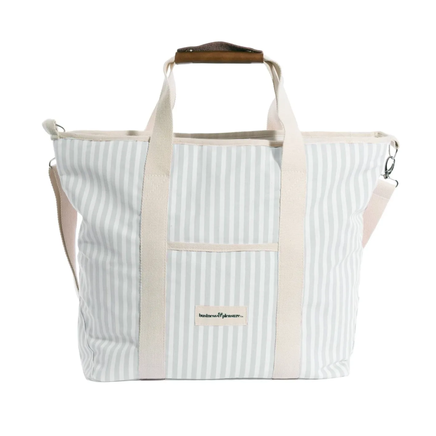 Business & Pleasure Co. The Cooler Tote Bag - Lauren'S Sage Stripe