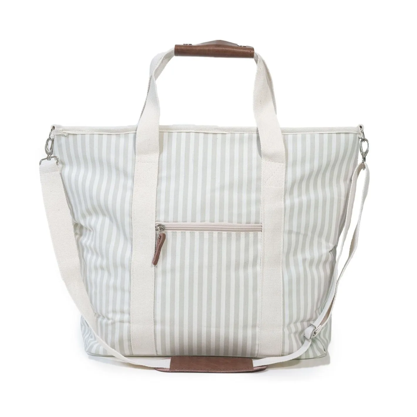 Business & Pleasure Co. The Cooler Tote Bag - Lauren'S Sage Stripe