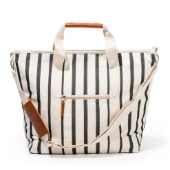 Business & Pleasure Co. The Cooler Tote Bag - Monaco Black Stripe