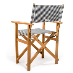 Business & Pleasure Co. The Directors Chair - Table Height - Lauren'S Navy Stripe