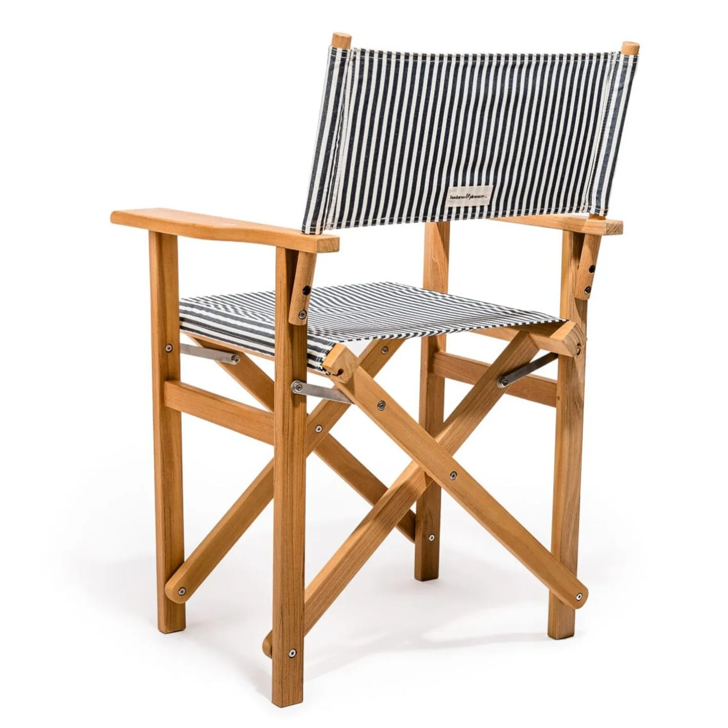 Business & Pleasure Co. The Directors Chair - Table Height - Lauren'S Navy Stripe