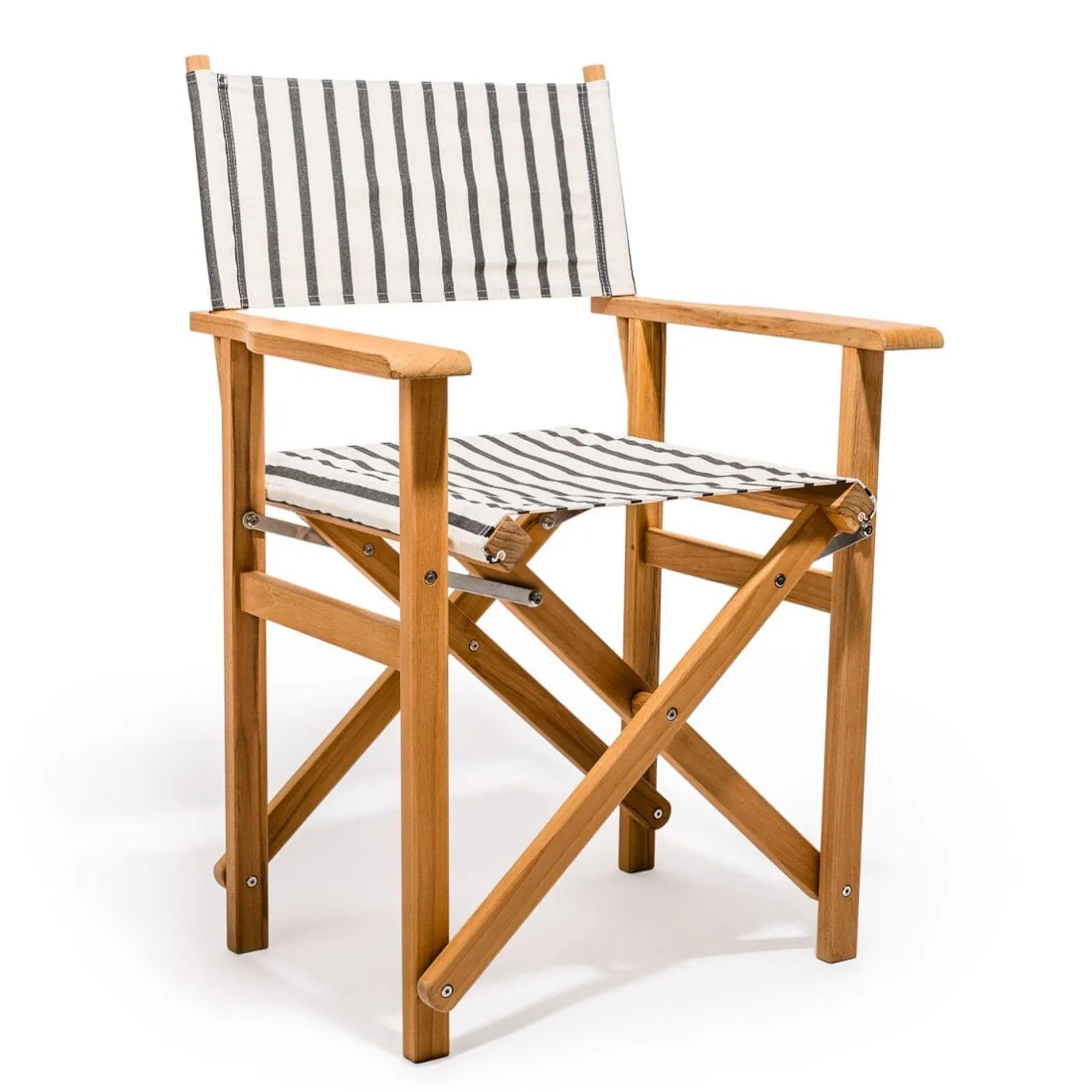 Business & Pleasure Co. The Directors Chair - Table Height - Monaco Black Stripe