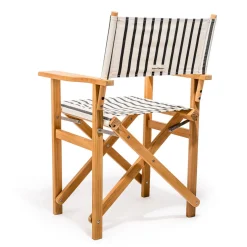 Business & Pleasure Co. The Directors Chair - Table Height - Monaco Black Stripe