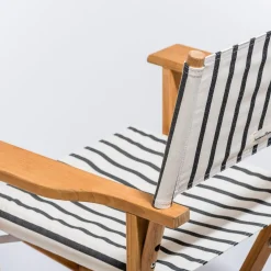 Business & Pleasure Co. The Directors Chair - Table Height - Monaco Black Stripe