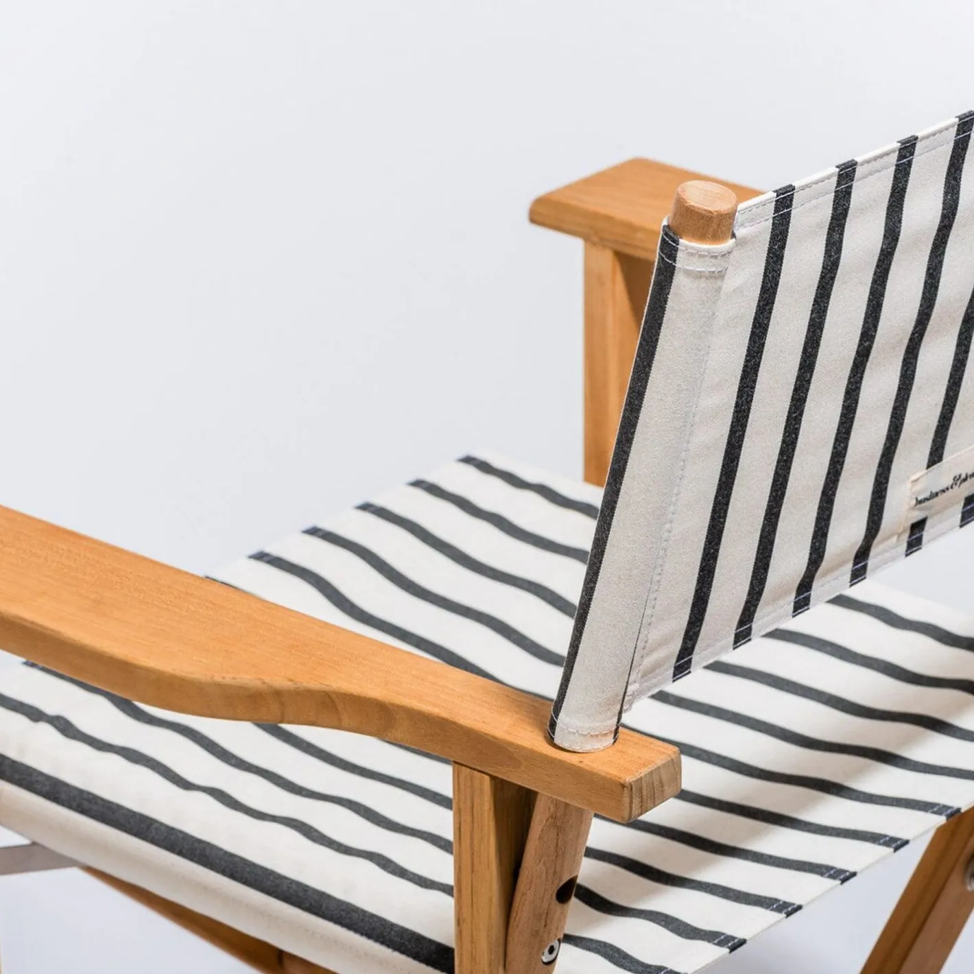 Business & Pleasure Co. The Directors Chair - Table Height - Monaco Black Stripe