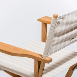 Business & Pleasure Co. The Directors Chair - Table Height - Monaco Natural Stripe