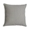 Business & Pleasure Co. The Euro Throw Pillow - Lauren'S Navy Stripe