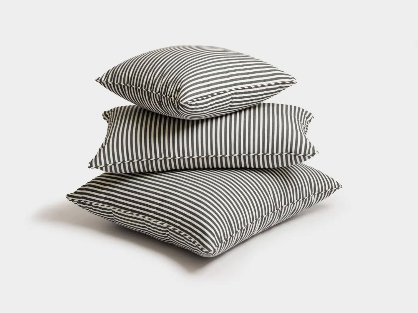 Business & Pleasure Co. The Euro Throw Pillow - Lauren'S Navy Stripe