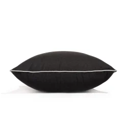 Business & Pleasure Co. The Euro Throw Pillow - Rivie Black