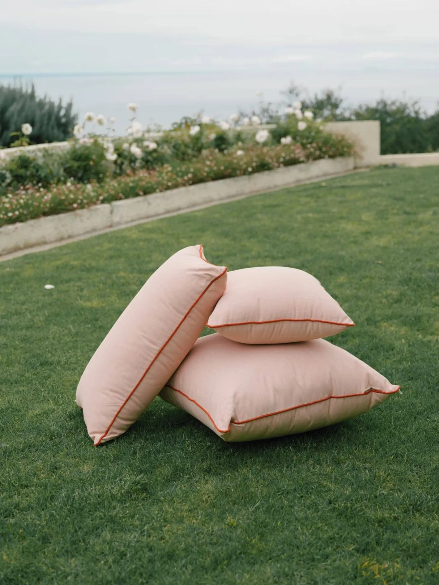 Business & Pleasure Co. The Euro Throw Pillow - Rivie Pink