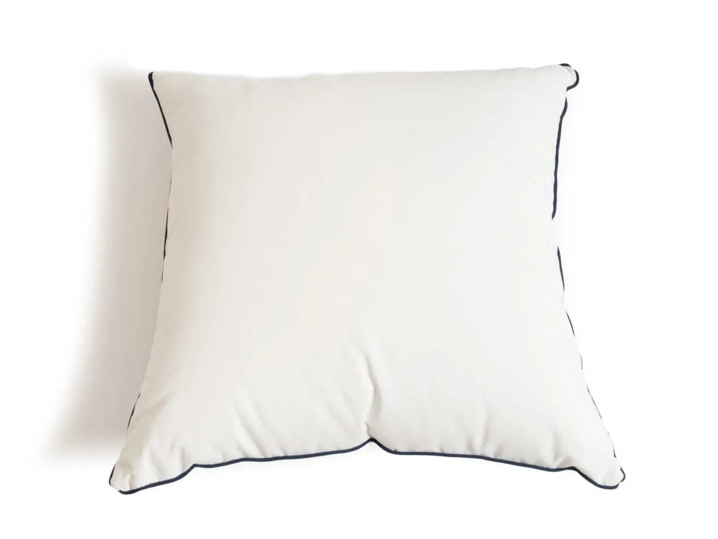 Business & Pleasure Co. The Euro Throw Pillow - Rivie White