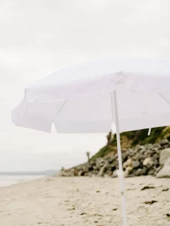 Business & Pleasure Co. The Family Beach Umbrella - Antique White