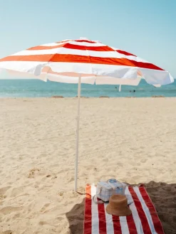 Business & Pleasure Co. The Family Beach Umbrella - Le Sirenuse Capri Stripe