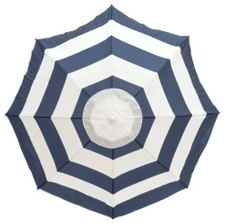 Business & Pleasure Co. The Family Beach Umbrella - Navy Capri Stripe