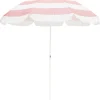 Business & Pleasure Co. The Family Beach Umbrella - Pink Capri Stripe
