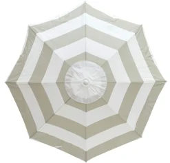 Business & Pleasure Co. The Family Beach Umbrella - Sage Capri Stripe