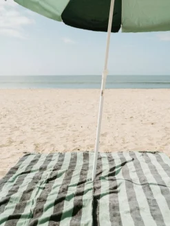 Business & Pleasure Co. The Family Beach Umbrella - 70'S Panel Green