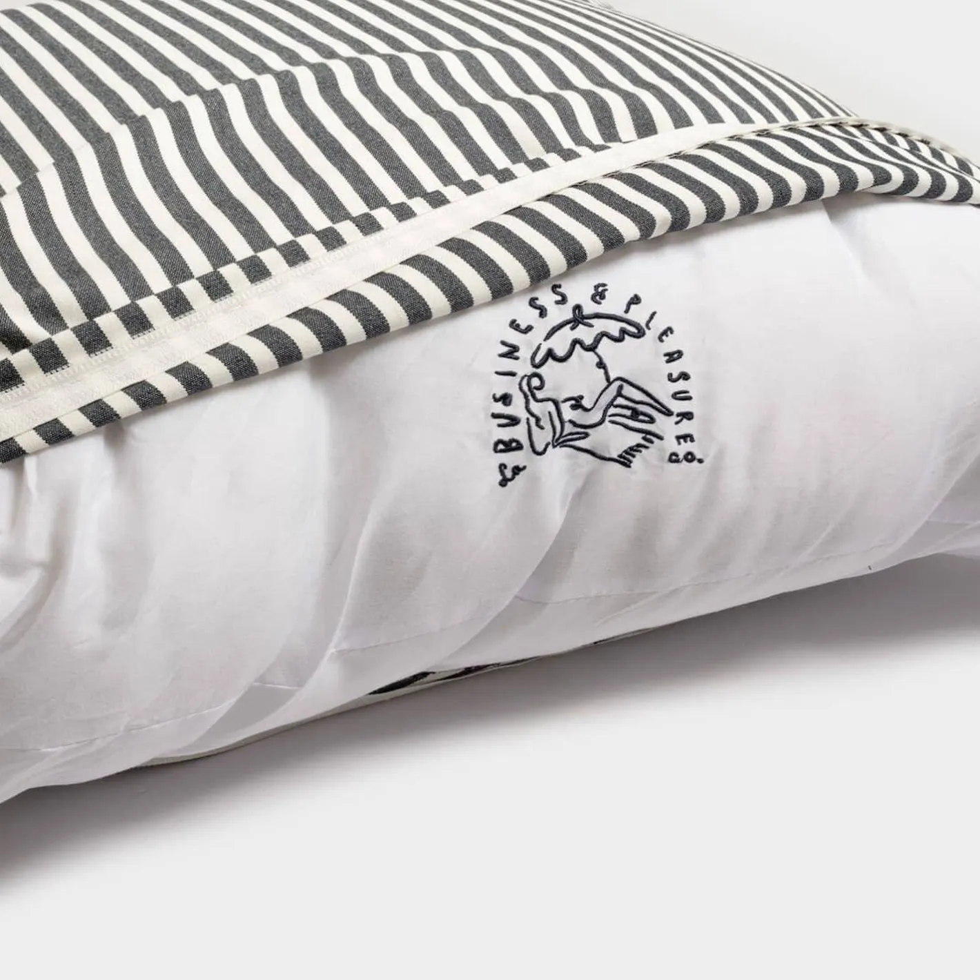 Business & Pleasure Co. The Floor Pillow - Lauren'S Navy Stripe