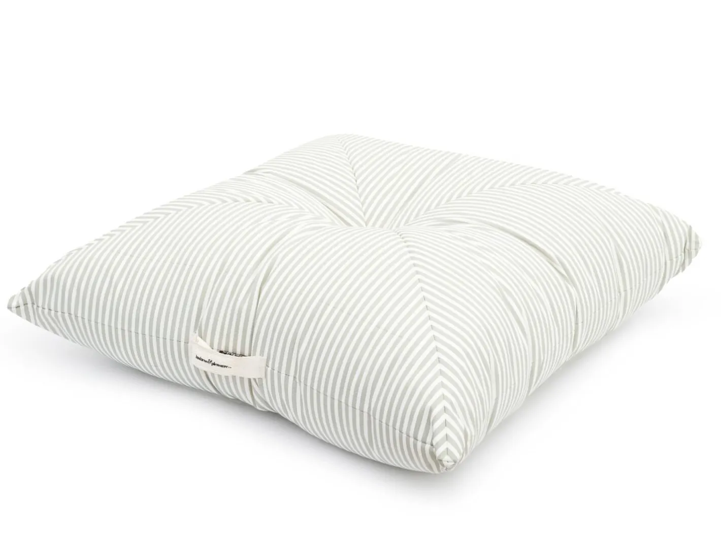 Business & Pleasure Co. The Floor Pillow - Lauren'S Sage Stripe