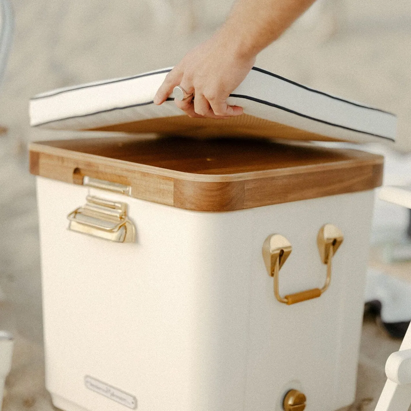 Business & Pleasure Co. The Hemingway Cooler - Antique White - 35 Quarts