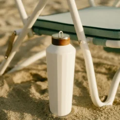 Business & Pleasure Co. The Hemingway Drinkware - Flask - Antique White - 25 Oz