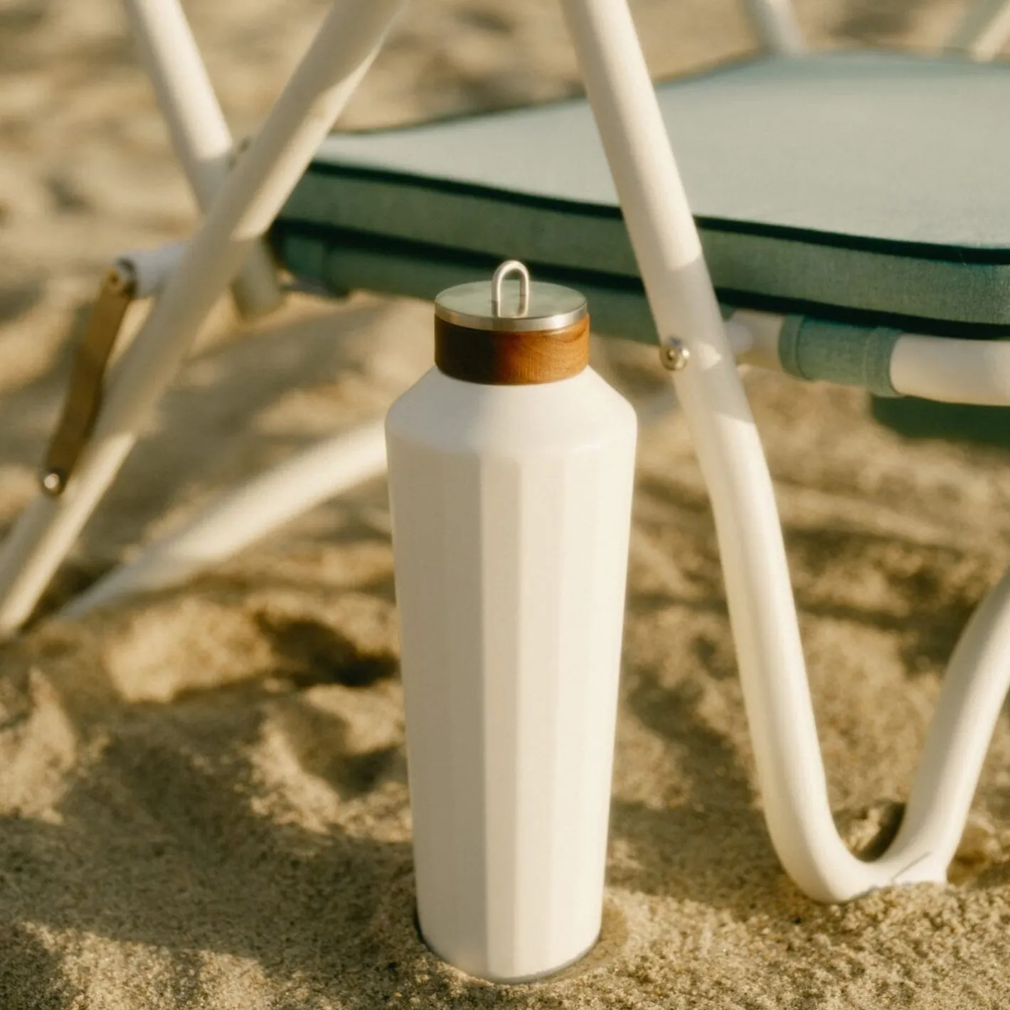 Business & Pleasure Co. The Hemingway Drinkware - Flask - Antique White - 25 Oz