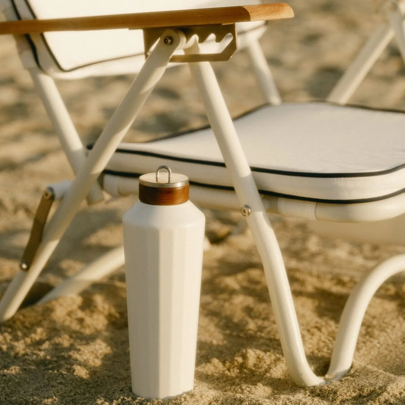 Business & Pleasure Co. The Hemingway Drinkware - Flask - Antique White - 25 Oz