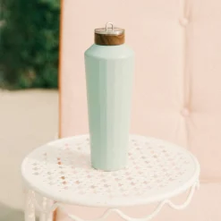 Business & Pleasure Co. The Hemingway Drinkware - Flask - Sage Green - 25 Oz