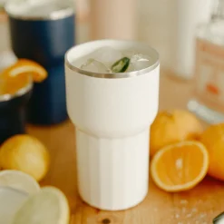 Business & Pleasure Co. The Hemingway Drinkware - Highball - Antique White - 12 Oz